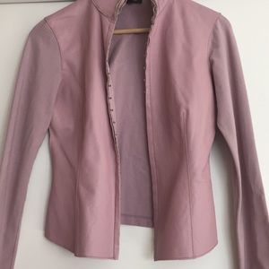 BeBe Leather/Jersey jacket